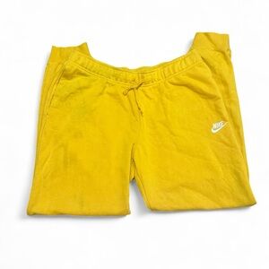 Nike Sportswear Sweatpant Men's yellow Size Large
